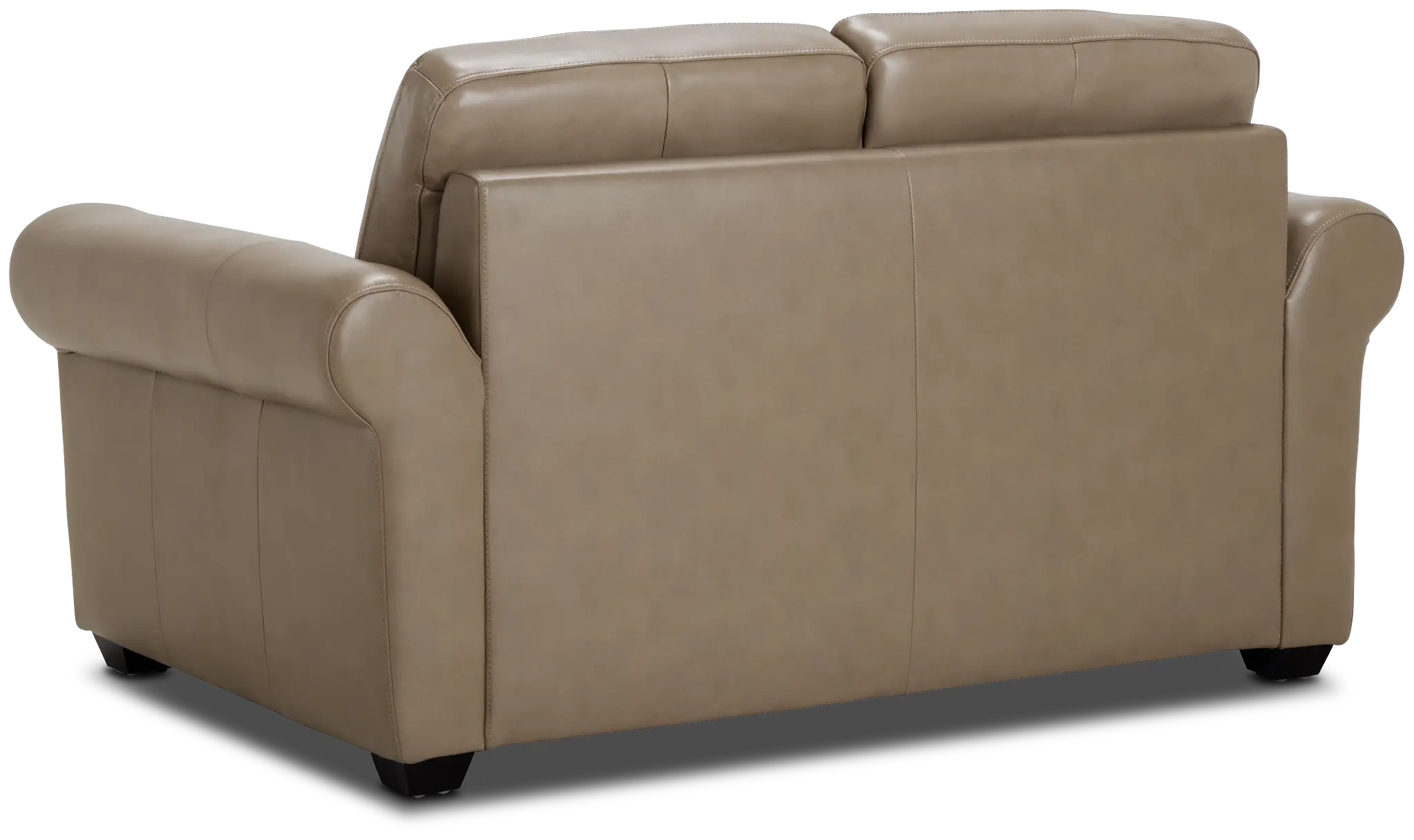 Lincoln Taupe Lthr/vinyl Loveseat Lincoln Taupe Lthr/vinyl Loveseat