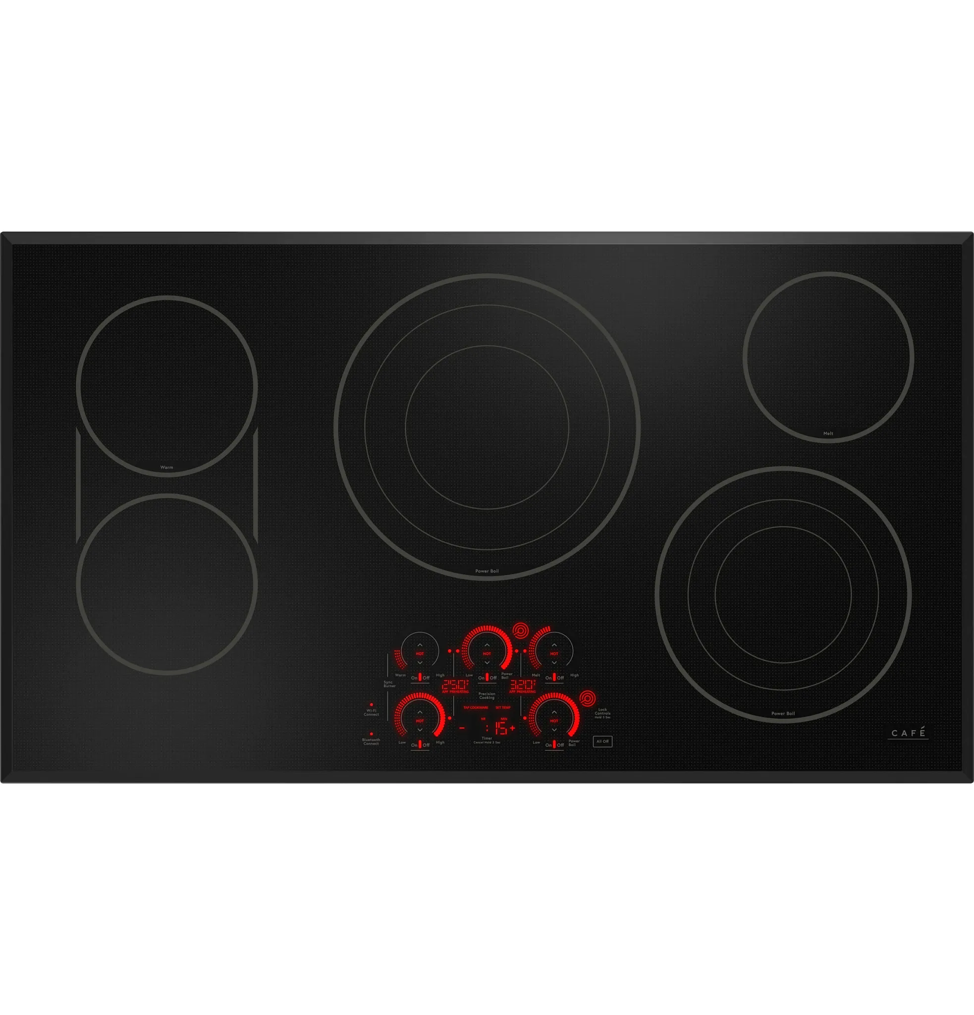 Cafe 90361 Series Black 36" Electric Cook Top