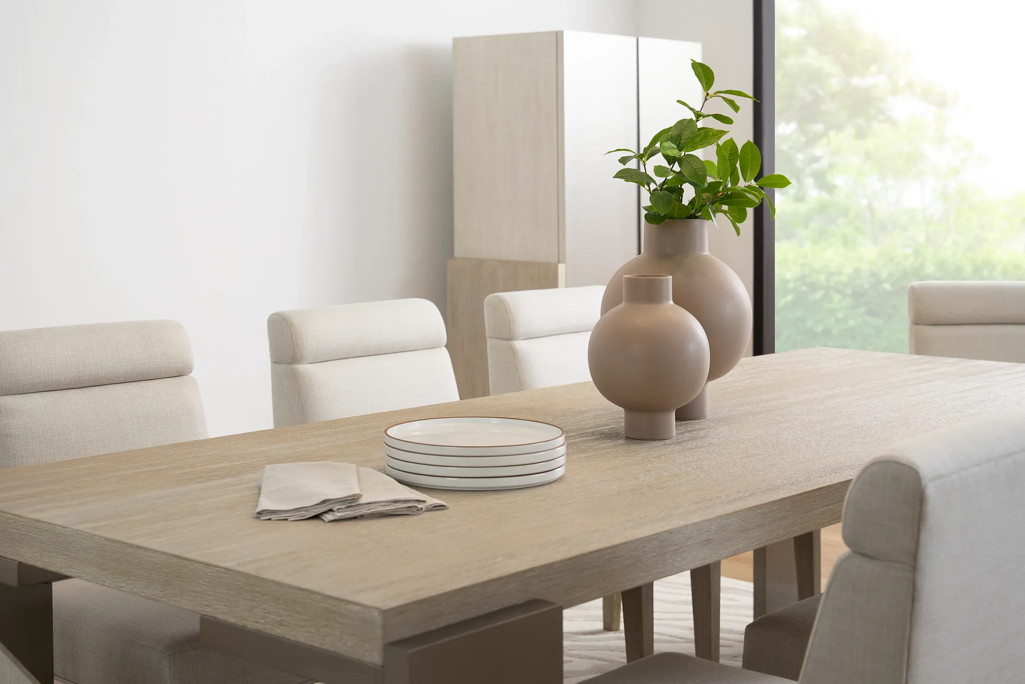 Doni Light Beige Medium Vase