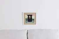 Bear Multicolored Framed Wall Art