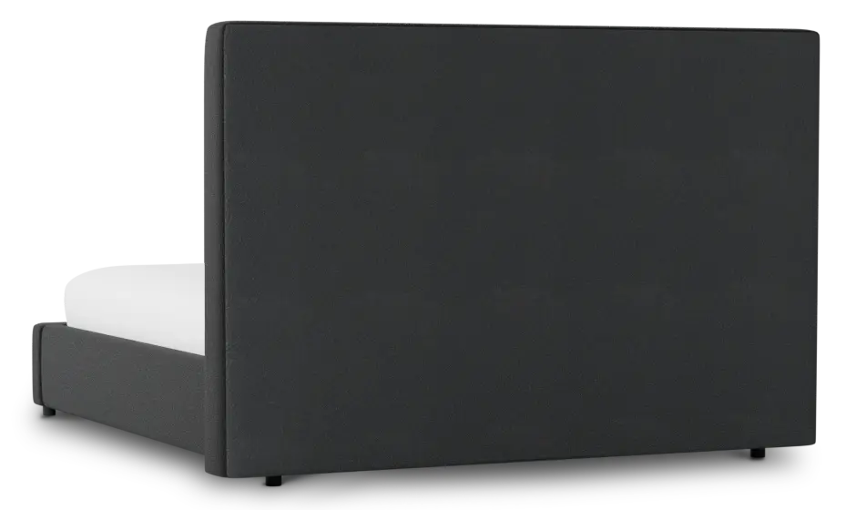 Grayton Elite Black 54" Upholstered Platform Bed Grayton Elite Black 54" Upholstered Platform Bed