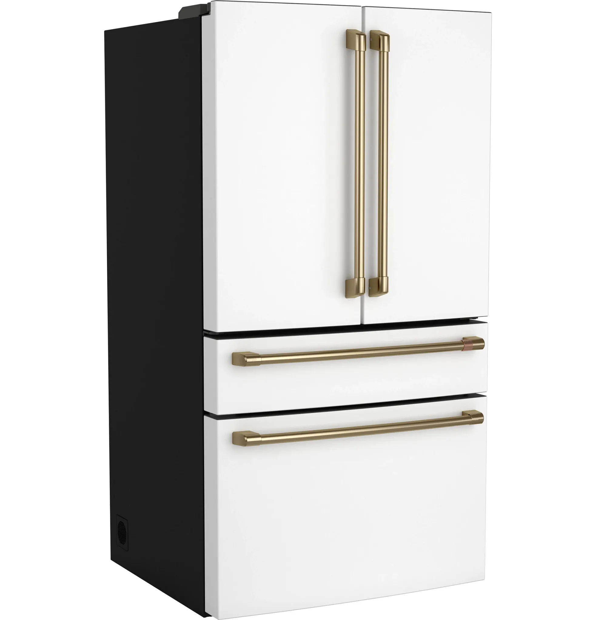 Cafe 23 Series White Bottom Freezer Refrigerator