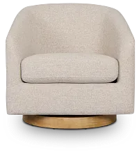 Paloma Beige Fabric Accent Chair