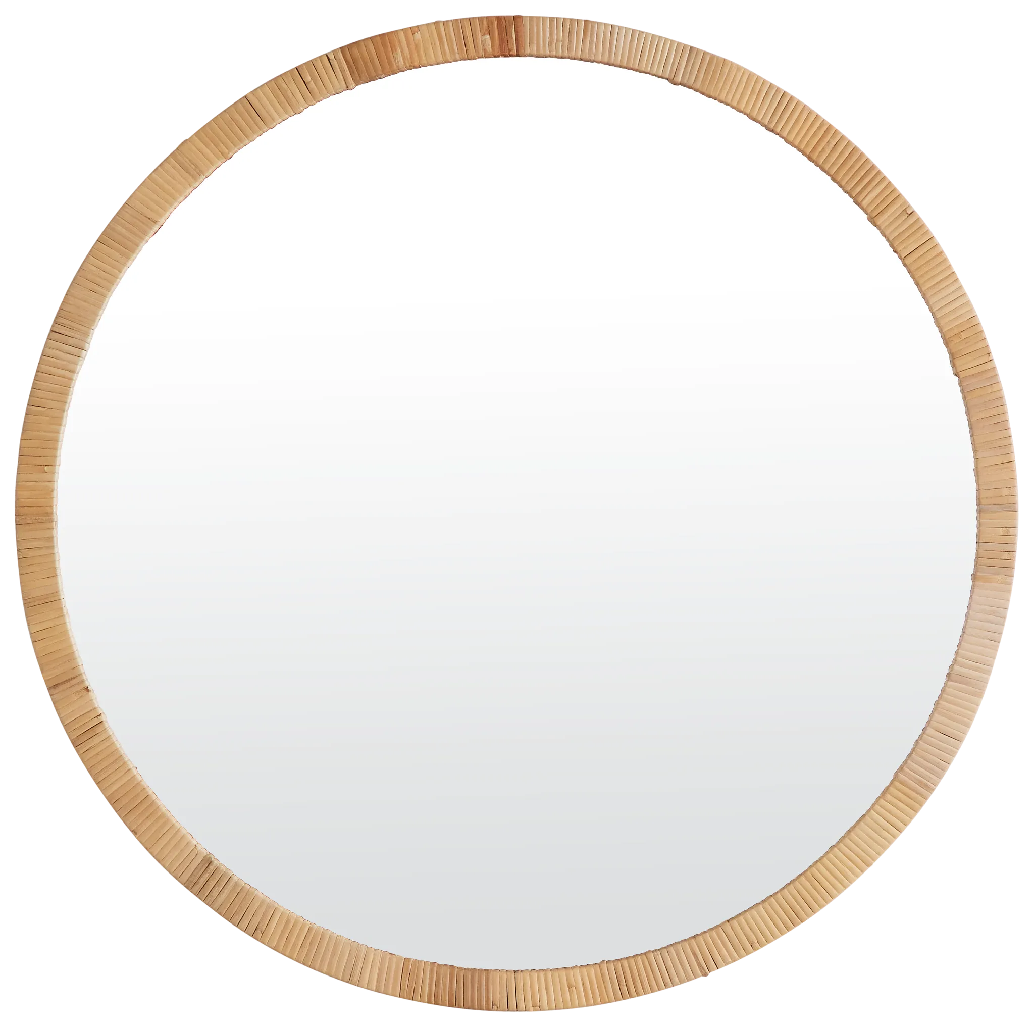 Hartley Light Brown Round Mirror