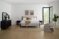 Stockton Black Uph Panel Bed