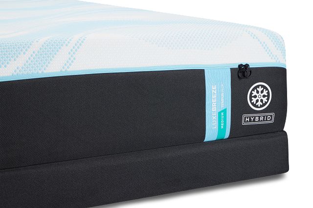 Tempur-pedic Tempur-luxebreeze Medium Low-profile Mattress Set