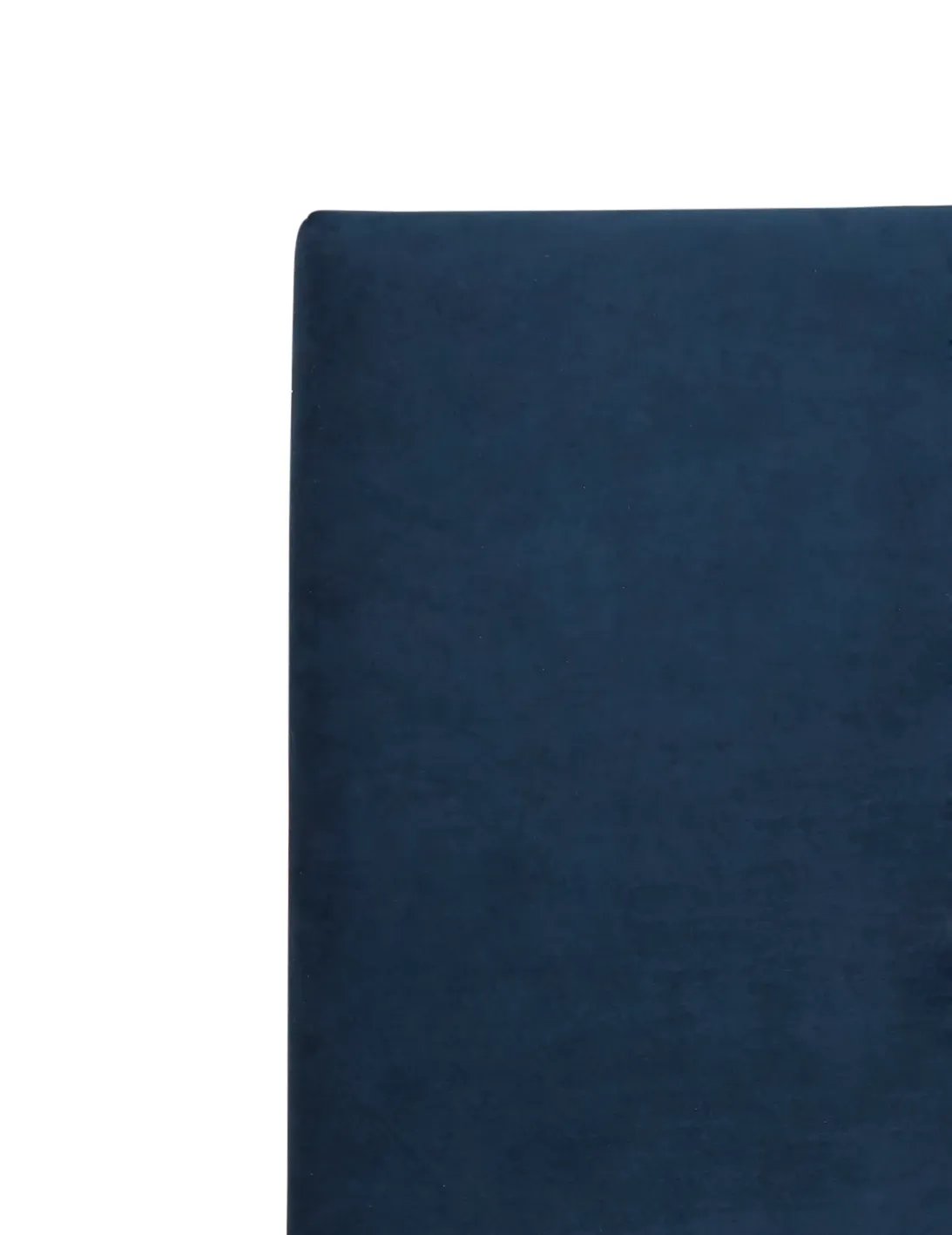 Lucy Dark Blue Uph Platform Bed