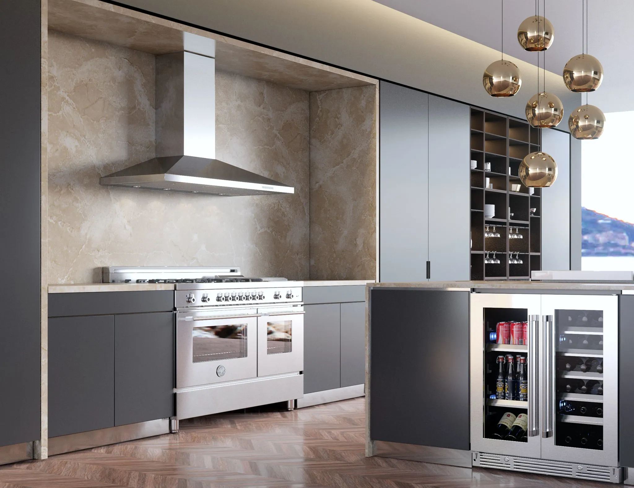 Xo Appliance 30 Series Beverage Center Stainless Steel Glass Door Kit