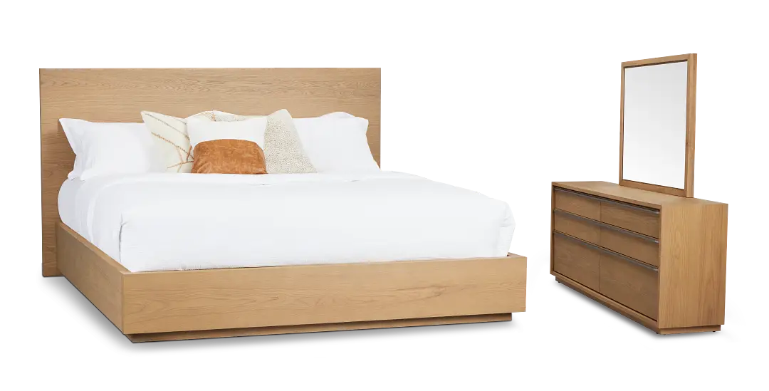 Haven Light Tone Platform Bedroom Haven Light Tone Platform Bedroom