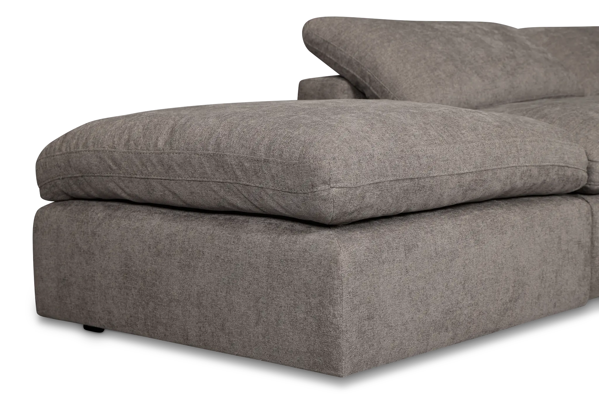 Drift Dark Gray Fabric Small Dual Power Left Bumper Sectional Drift Dark Gray Fabric Small Dual Power Left Bumper Sectional