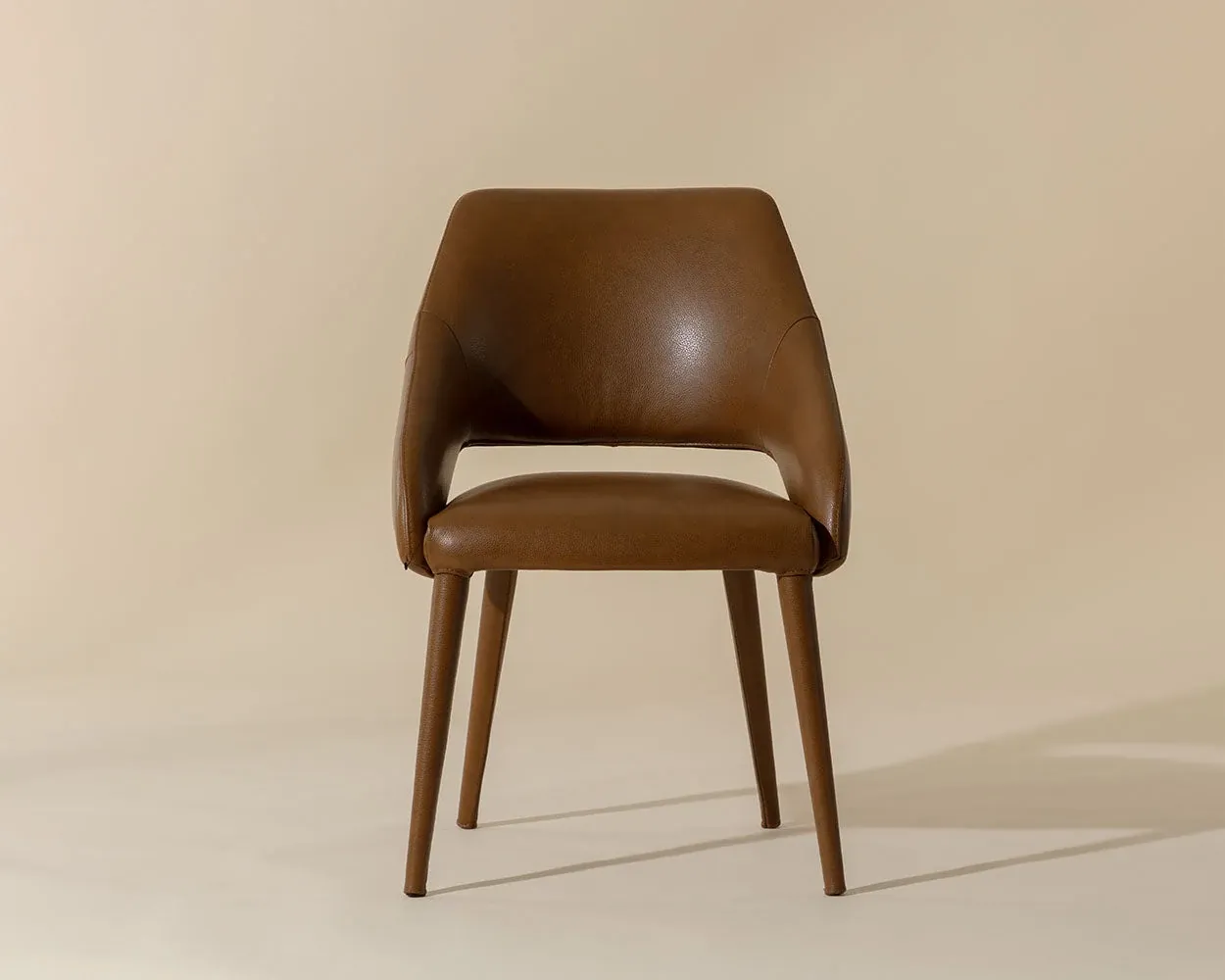 Vannah Brown Upholstered Arm Chair