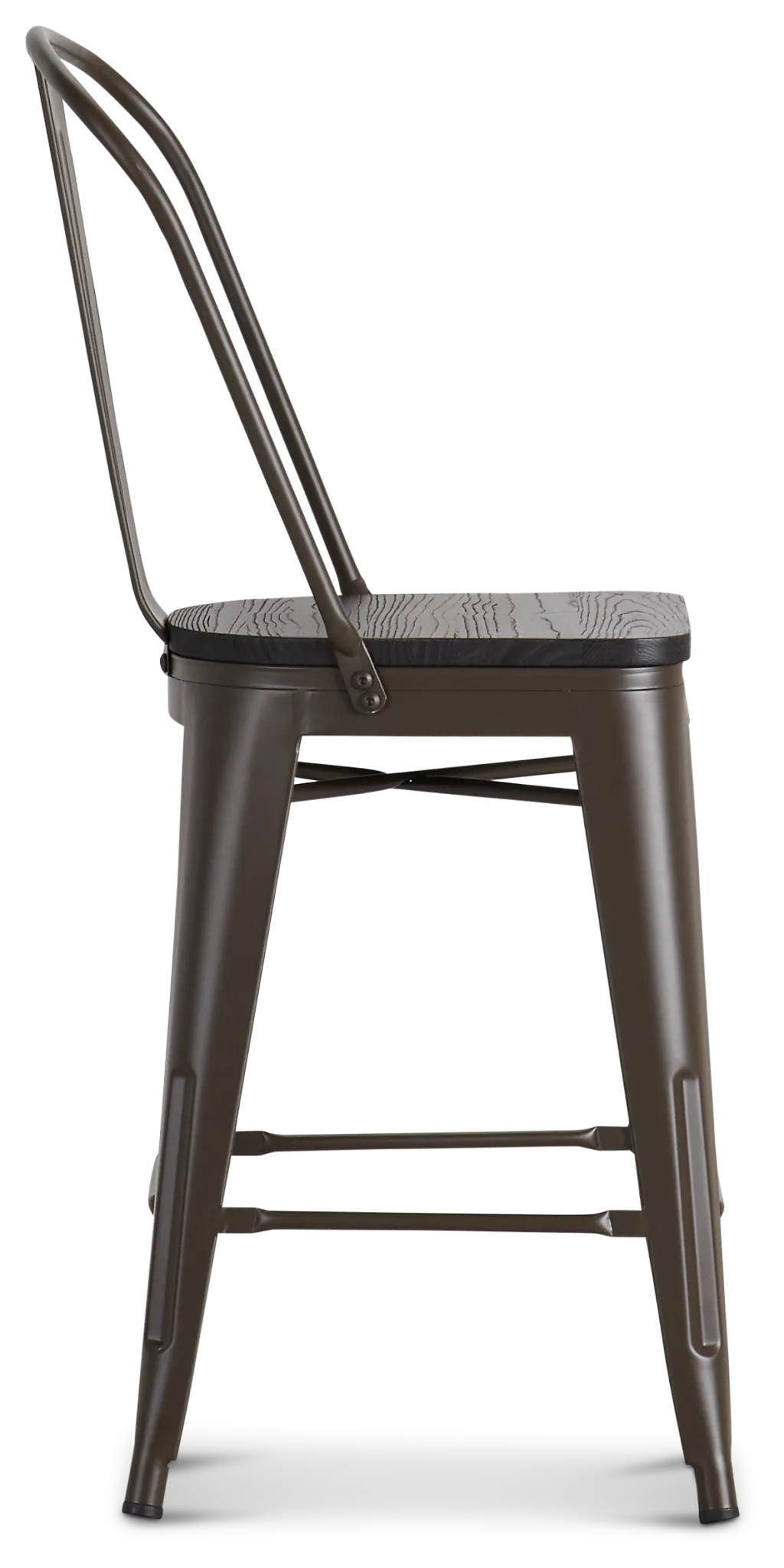 Harlow Dark Tone 24" Wood Barstool