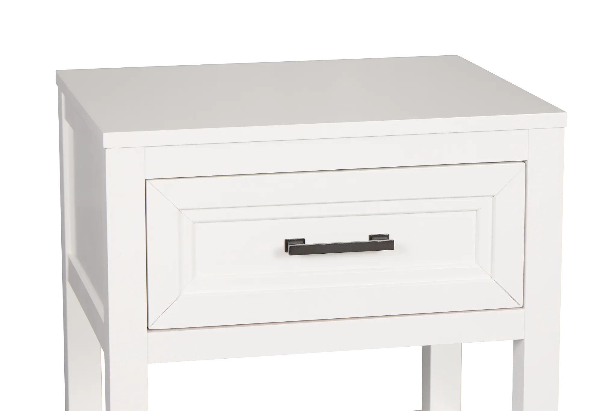 Nantucket White 1-drawer Nightstand
