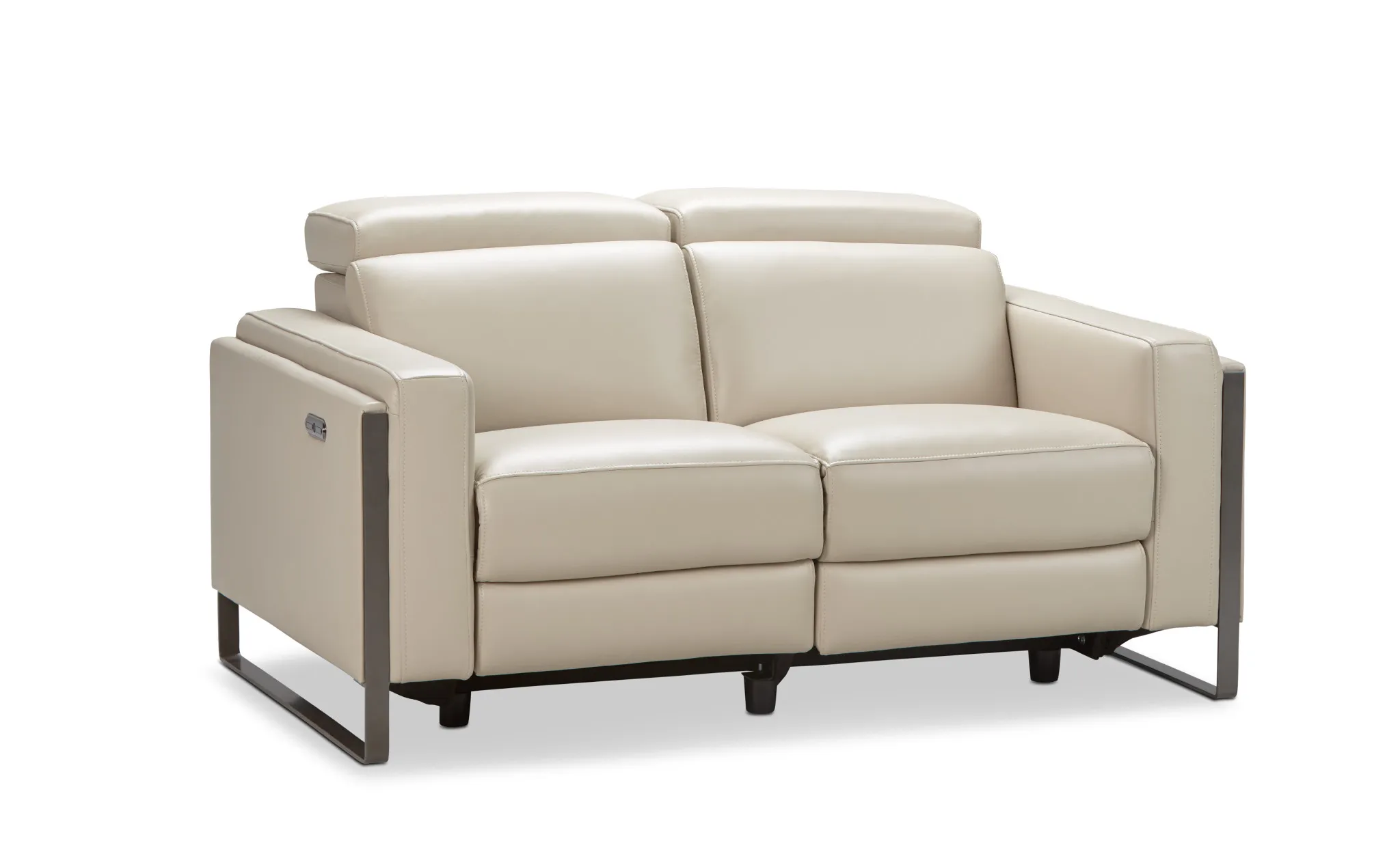 Atlas Taupe Lthr/vinyl Power Reclining Loveseat