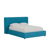 Grayton Joya Teal 44" Upholstered Platform Bed