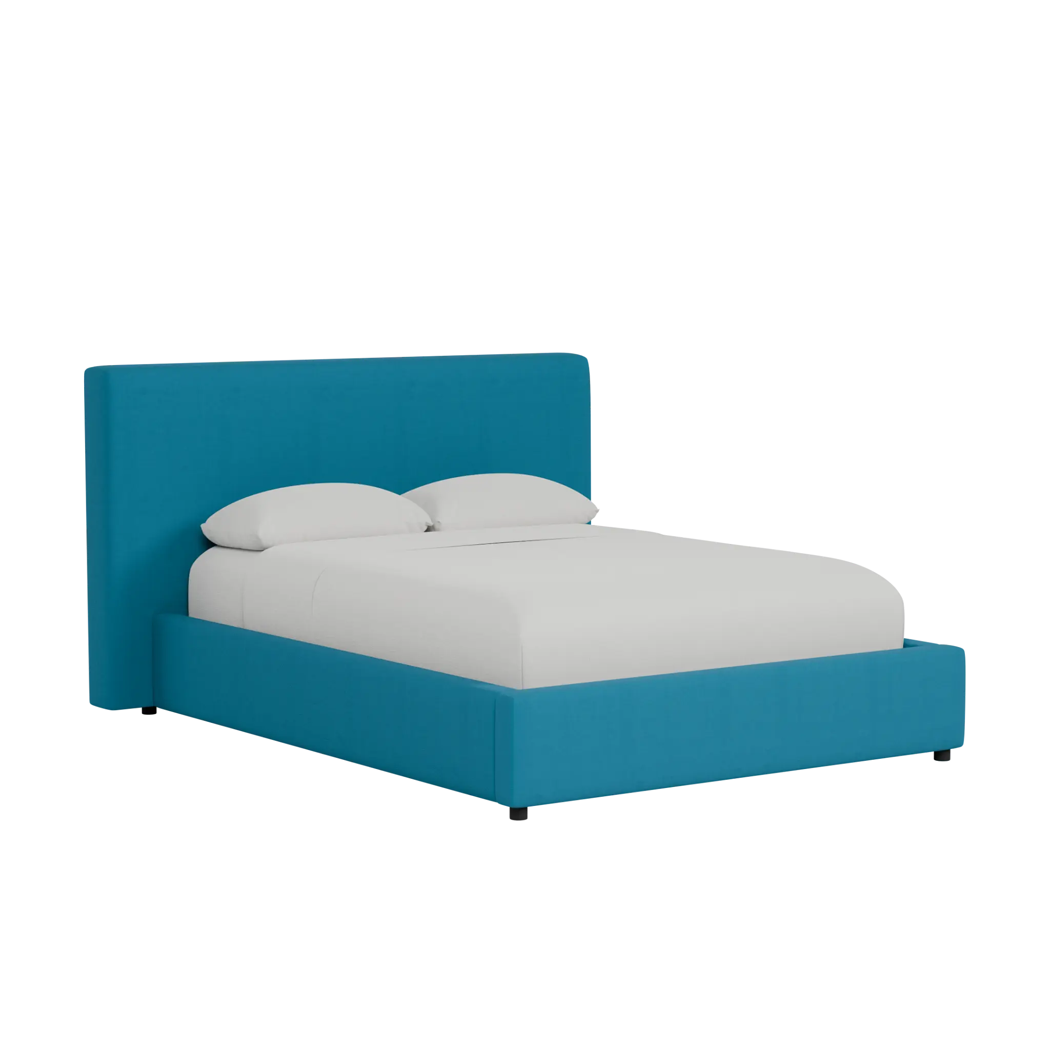 Grayton Joya Teal 44" Upholstered Platform Bed Grayton Joya Teal 44" Upholstered Platform Bed