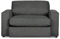 Brantley Dark Gray Fabric Oversized Chair