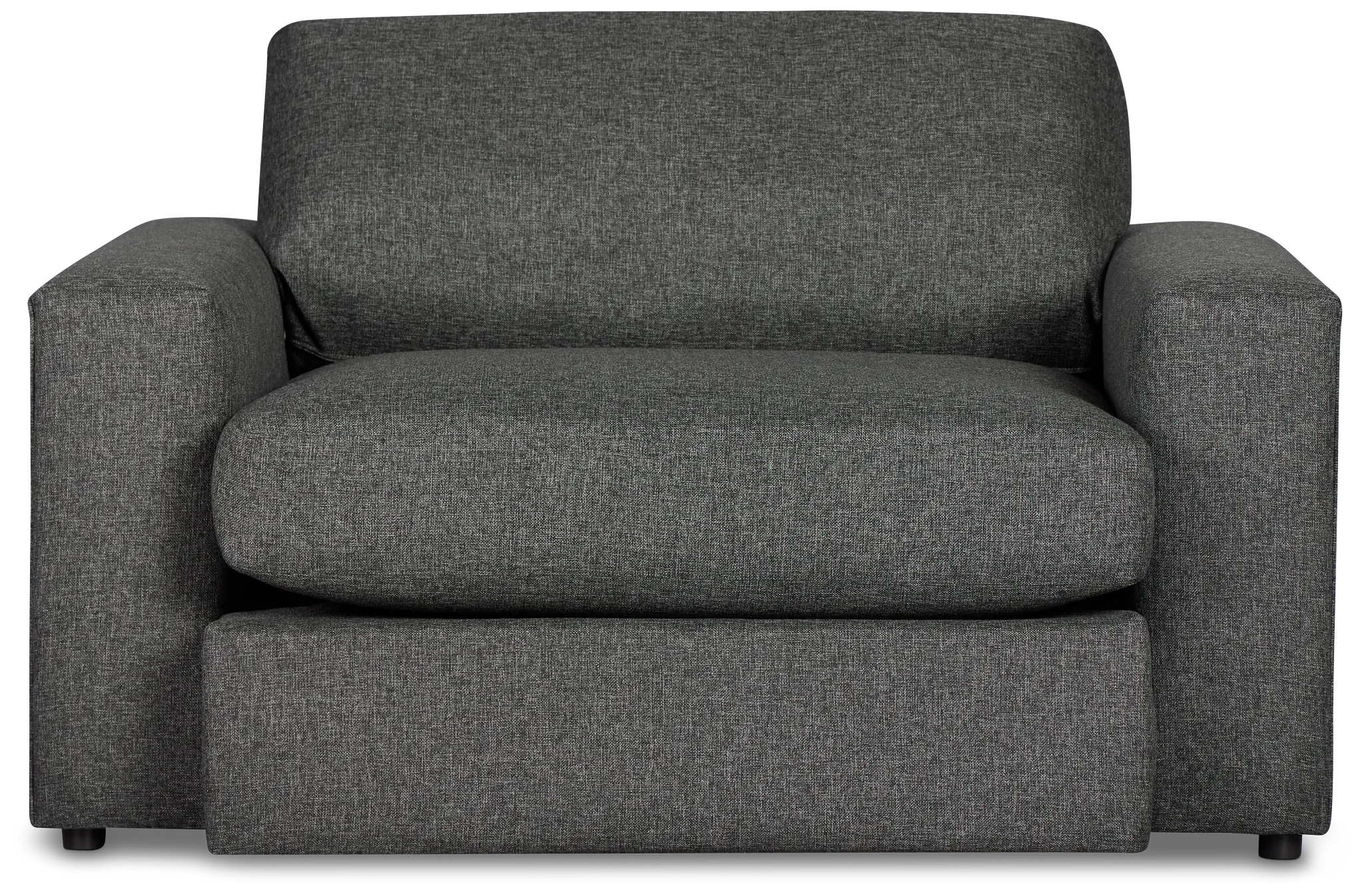Brantley Dark Gray Fabric Oversized Chair