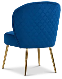 Tami Navy Velvet Accent Chair