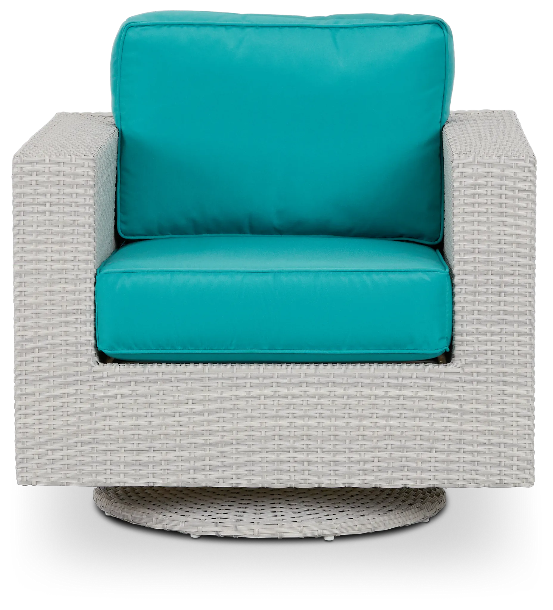Biscayne Dark Teal Swivel Chair