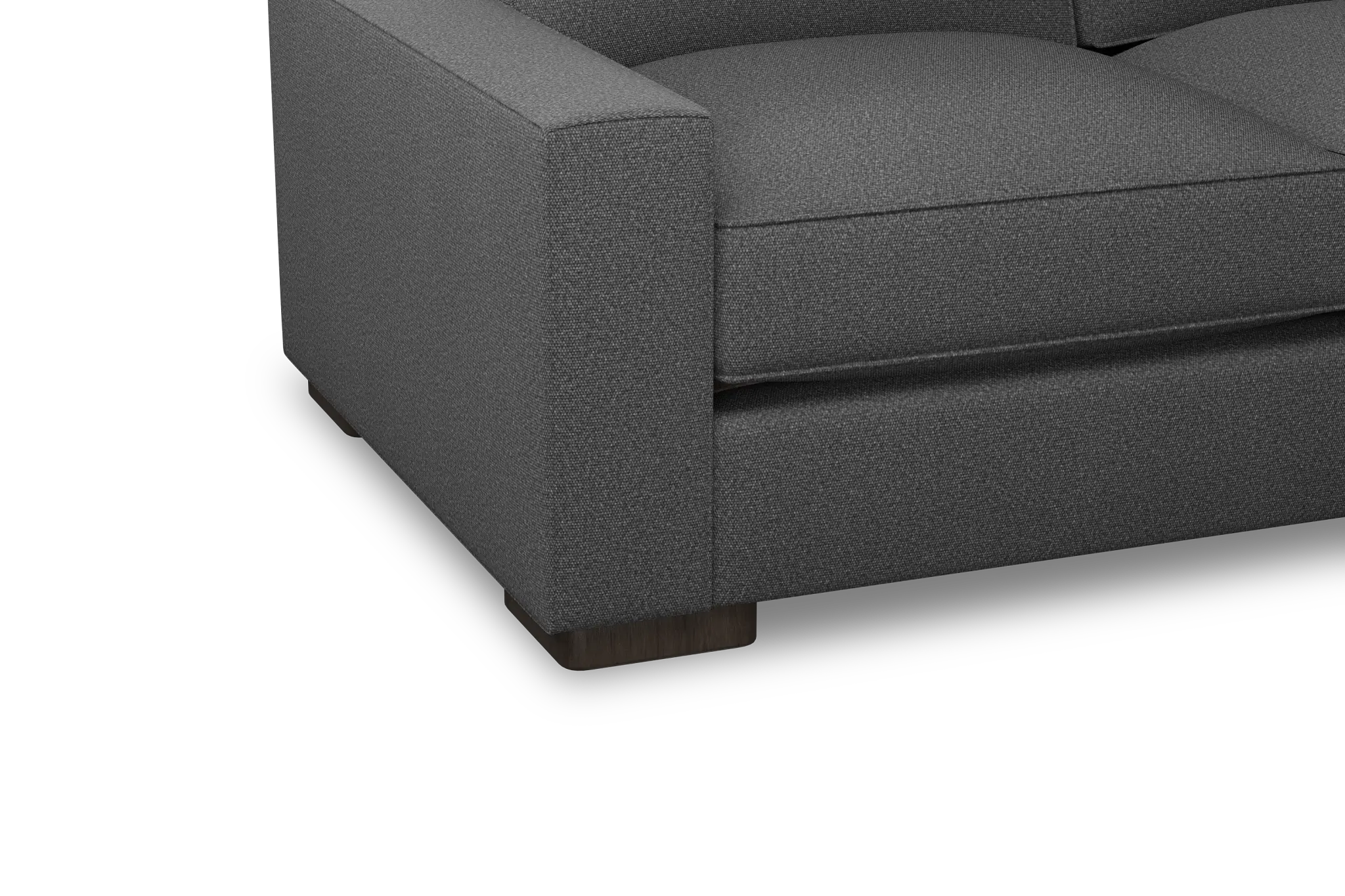 Edgewater Delray Dark Gray Large Right Chaise Sectional Edgewater Delray Dark Gray Large Right Chaise Sectional