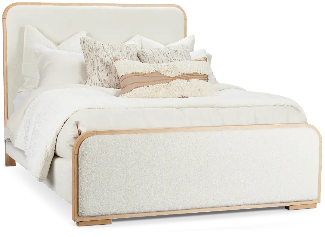 Malibu Light Tone Uph Panel Bed Malibu Light Tone Uph Panel Bed