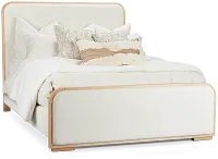 Malibu Light Tone Uph Panel Bed