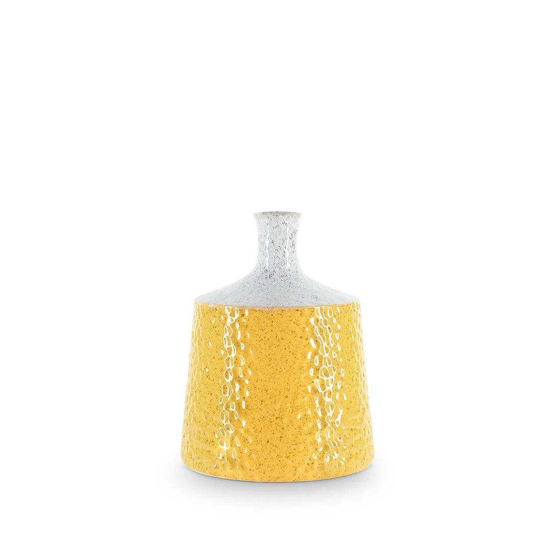 London Yellow Ceramic Vase