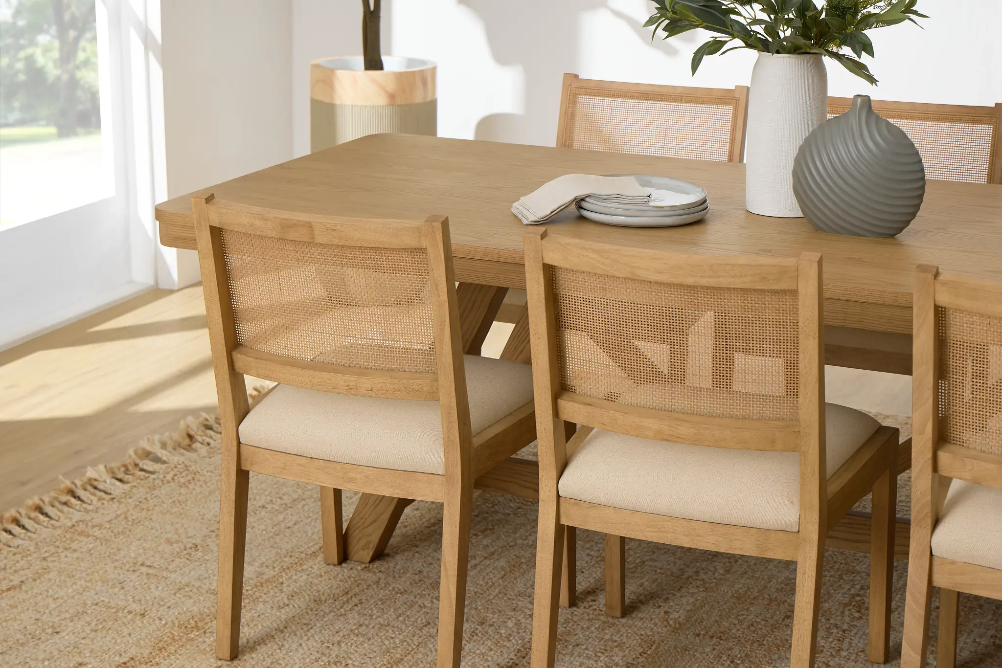 Pacific Light Tone Trestle Table Pacific Light Tone Trestle Table