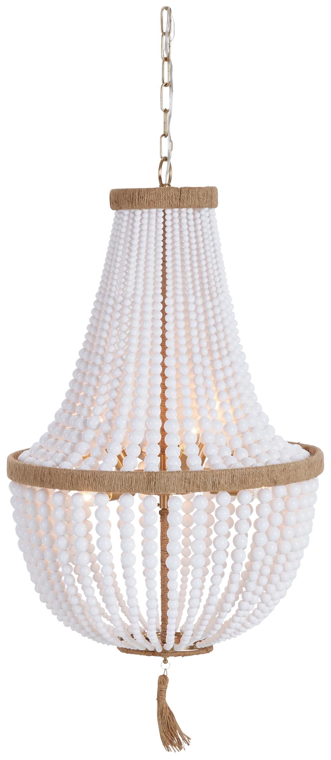 Larsen White Medium Chandelier