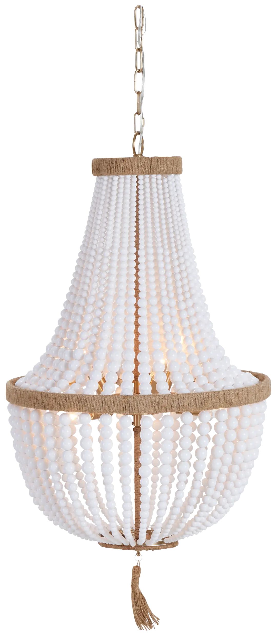 Larsen White Medium Chandelier Larsen White Medium Chandelier