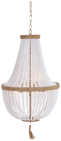Larsen White Medium Chandelier