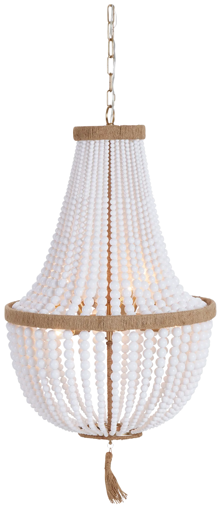 Larsen White Medium Chandelier