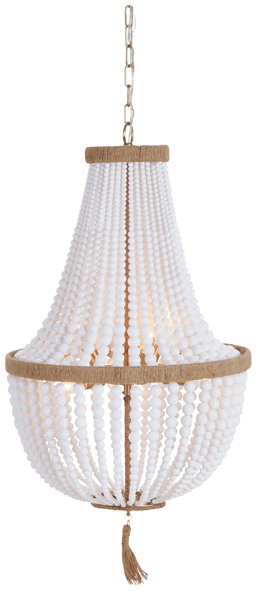 Larsen White Medium Chandelier Larsen White Medium Chandelier