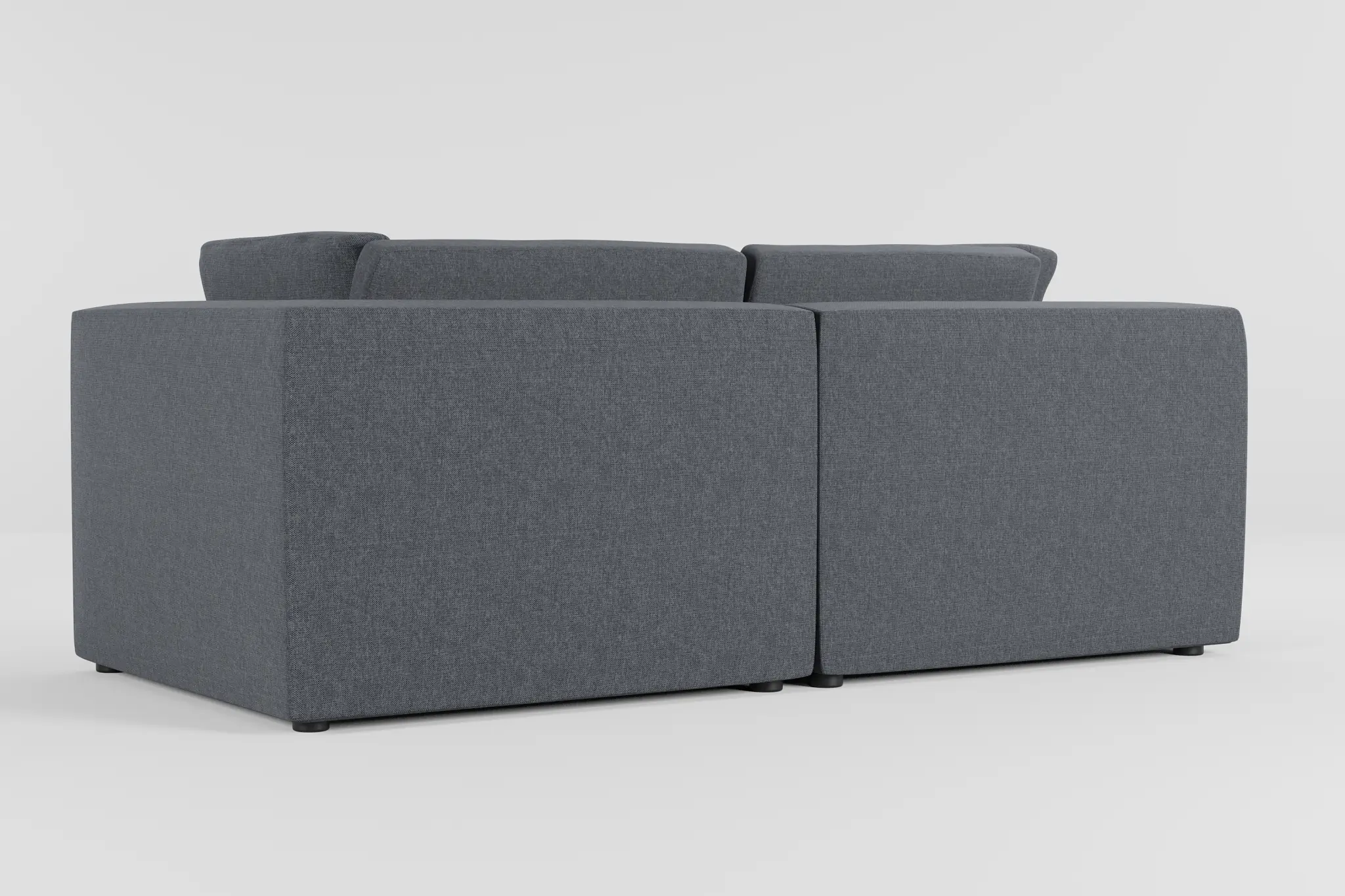 Destin Elevation Gray Fabric 2-piece Modular Sofa Destin Elevation Gray Fabric 2-piece Modular Sofa