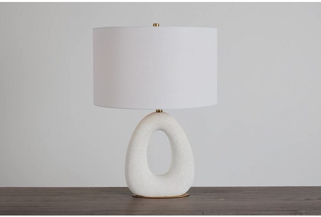 Lorna White Terrazzo Table Lamp