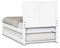 Charleston White Panel Trundle Bed