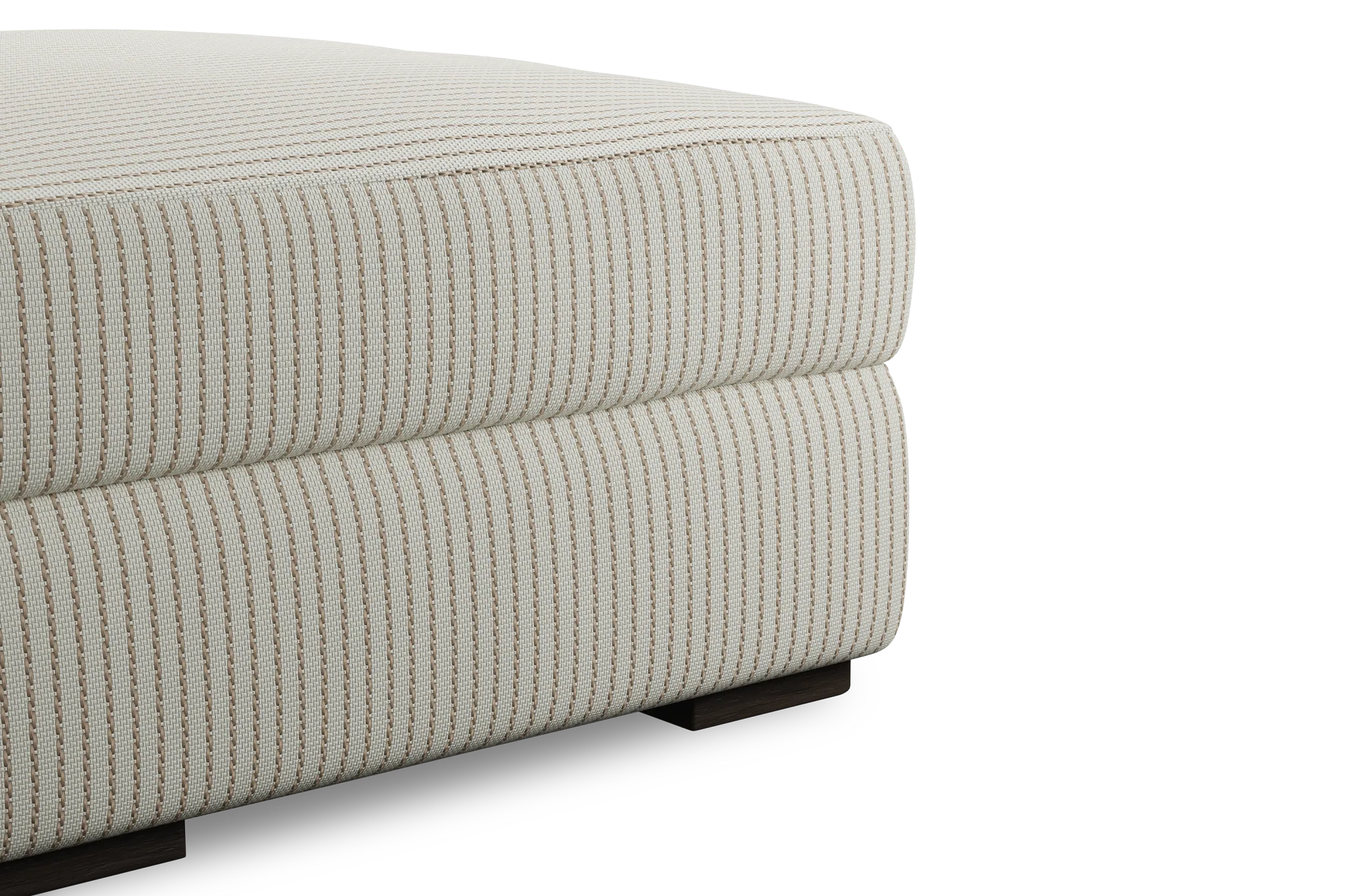 Edgewater Lucy Light Beige Ottoman