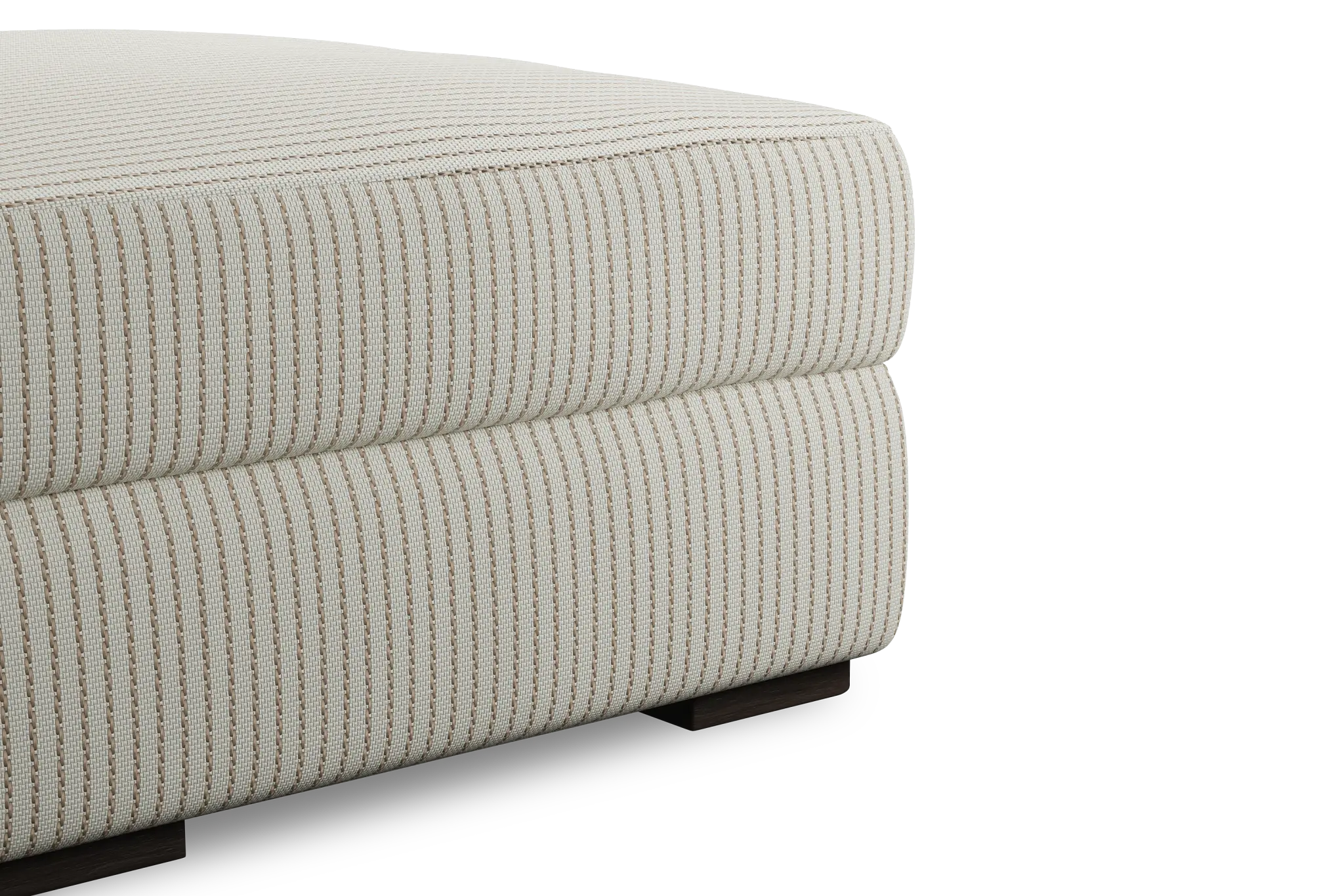 Edgewater Lucy Light Beige Ottoman Edgewater Lucy Light Beige Ottoman