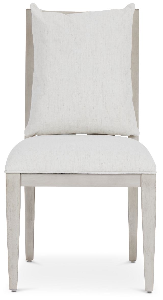 Marseilles Light Tone Slat Upholstered Side Chair