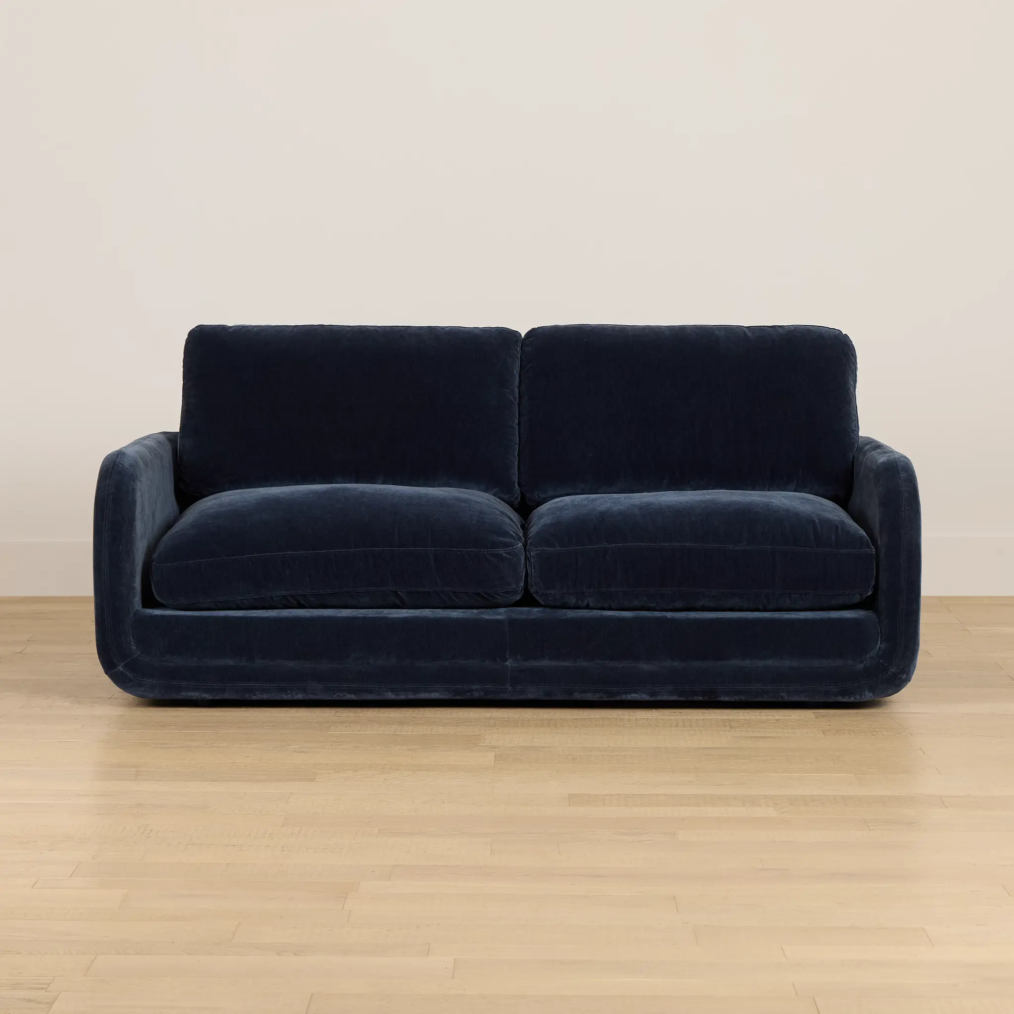 Jules Dark Blue Velvet Sofa Jules Dark Blue Velvet Sofa
