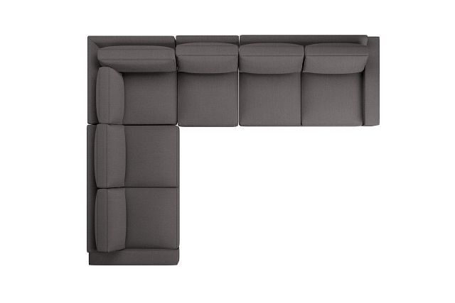 Edgewater Peyton Gray Medium Two-arm Sectional