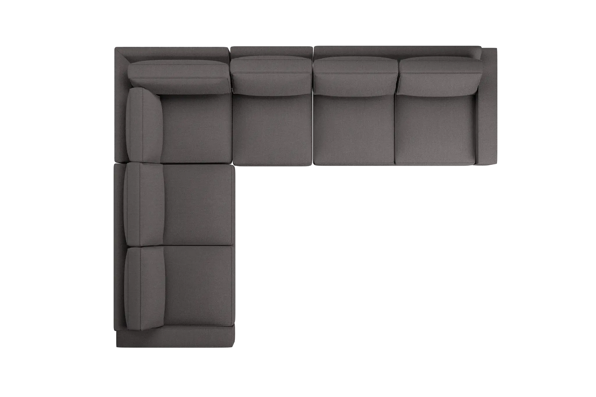 Edgewater Peyton Gray Medium Two-arm Sectional Edgewater Peyton Gray Medium Two-arm Sectional