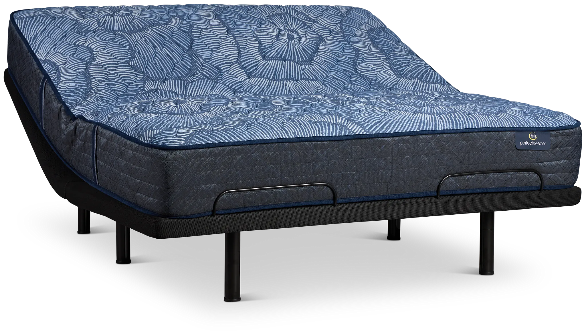 Serta Perfect Sleeper Cobalt Calm Extra Firm Deluxe Adjustable Mattress Set