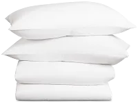 Rest & Renew Cotton Sateen White 300 Thread Duvet Set