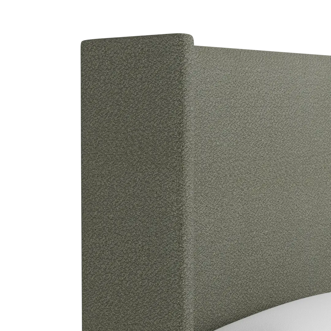 Captiva Sutton Green 60" Upholstered Shelter Bed Captiva Sutton Green 60" Upholstered Shelter Bed