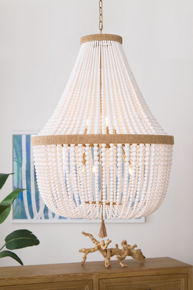 Larsen White Medium Chandelier