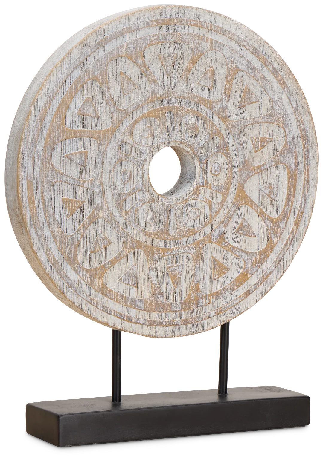 Rusty White Large Tabletop Accessory