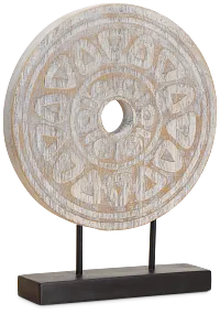 Rusty White Large Tabletop Accessory