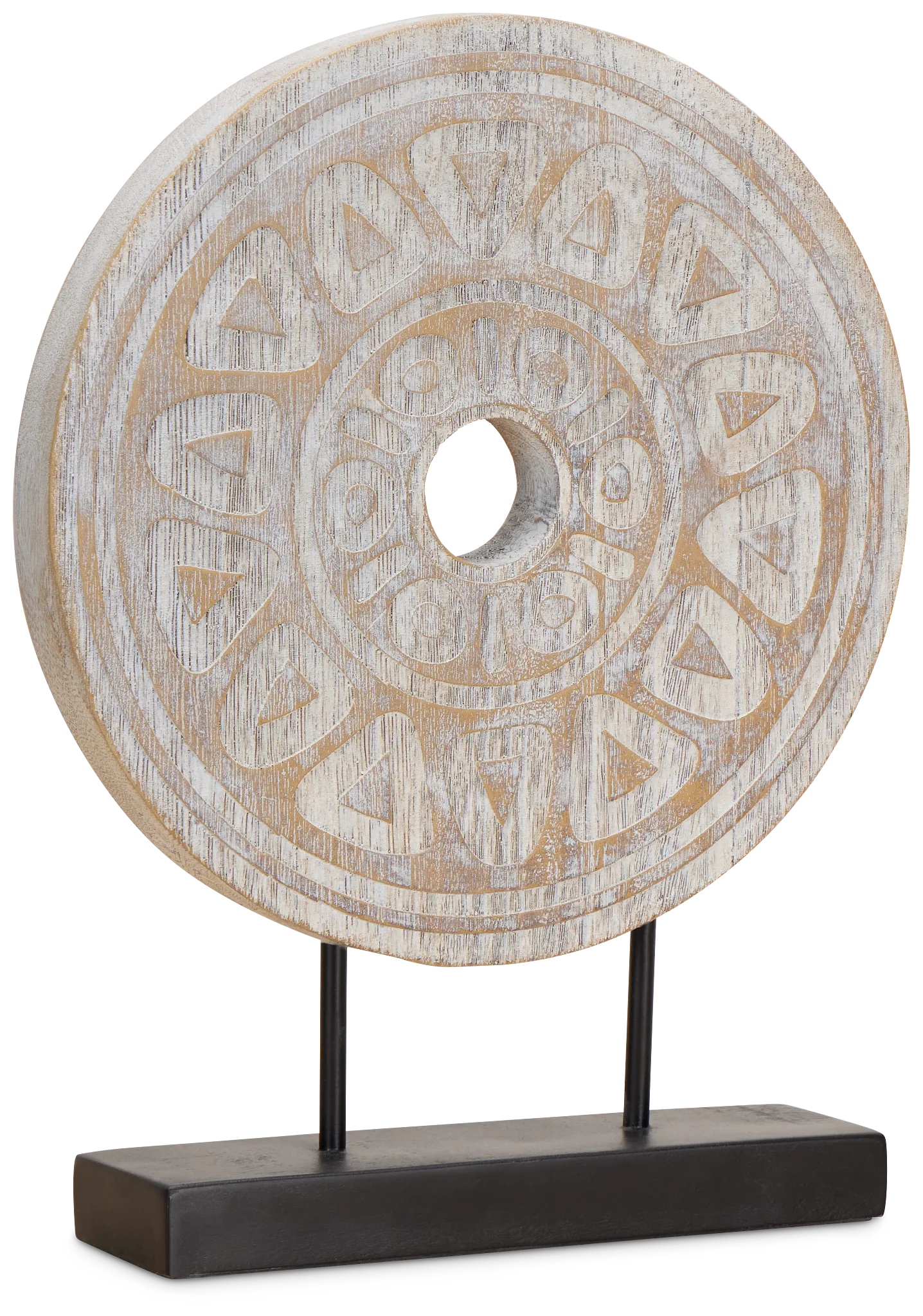 Rusty White Large Tabletop Accessory